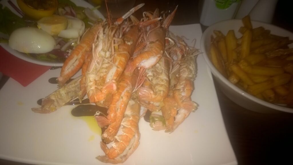 shrimp in Scotland